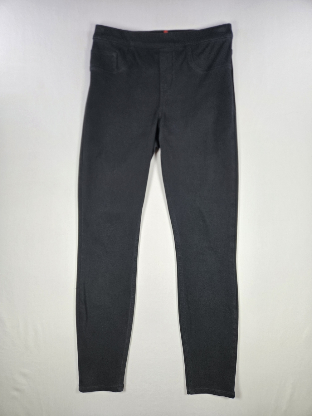 SPANX Black Jean-ish Ankle Jeggings Tummy Control Skinny Pants Size Medium